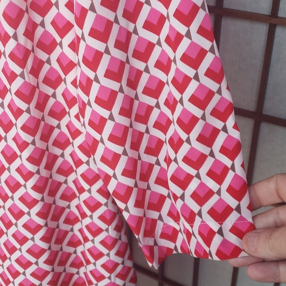 Old Navy women's red 3/4 sleeve dress, size M - Picture 3 of 7